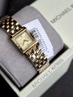 Michael Kors Micro Georgie Gold Dial Ladies Watch – MK4931