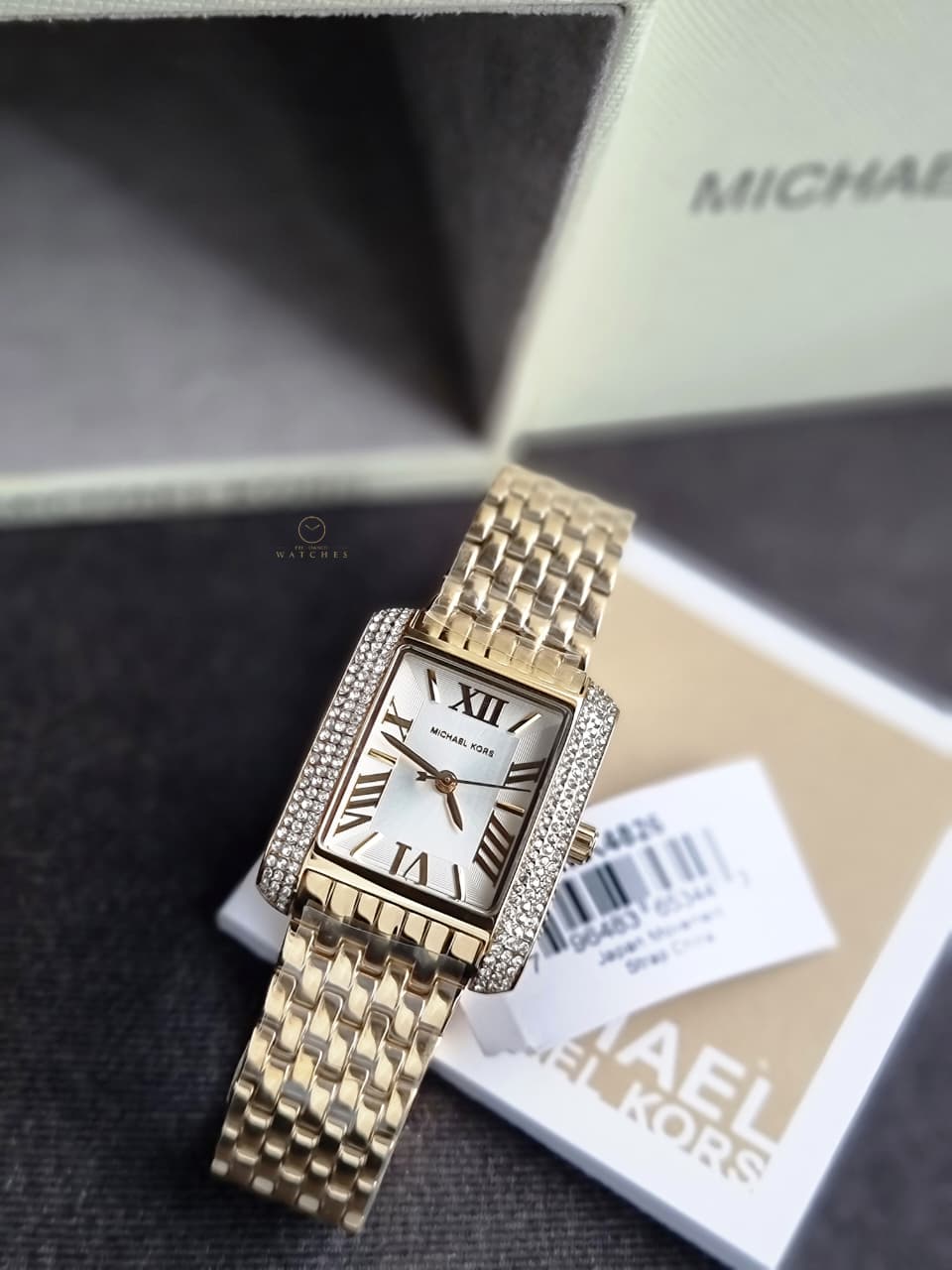 Michael Kors Ritz Rose Gold Crystal Dial Ladies Watch – MK4826