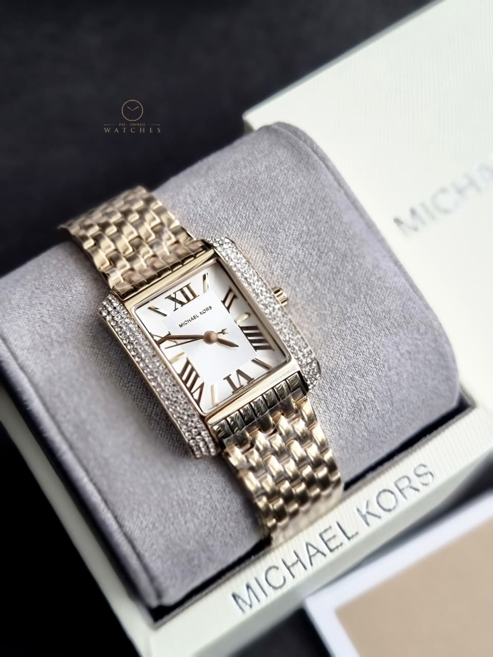 Michael Kors Ritz Rose Gold Crystal Dial Ladies Watch – MK4826