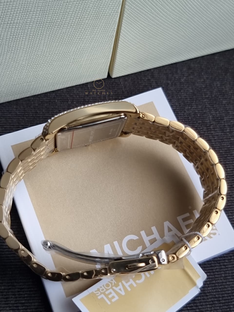 Michael Kors Ritz Rose Gold Crystal Dial Ladies Watch – MK4826