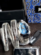 Just Cavalli Signature Snake Blue Dial Ladies Watch Item No. JC1L209M0025