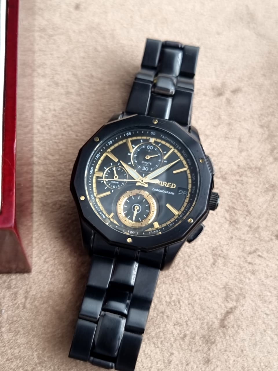 Wired Sub Brand Of Seiko Gents Watch Black Dial Quartz Watch