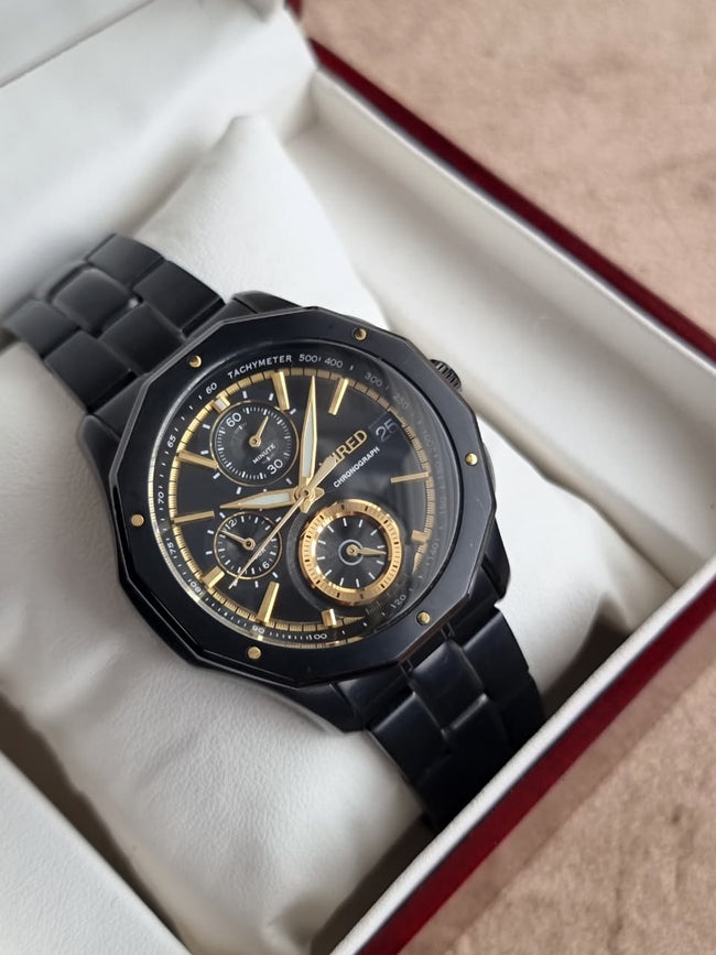 Wired Sub Brand Of Seiko Gents Watch Black Dial Quartz Watch Main Image