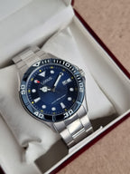 Lorus Sub Brand Of Seiko Gents Watch Blue Bezel Quartz Watch