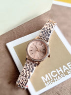 Michael Kors Lexington Rose Gold Stainless Steel Rose Gold Dial Women's Watch – MKO1232