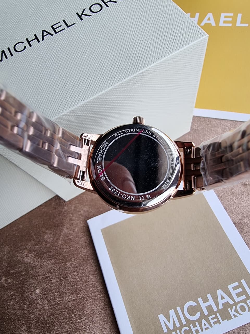 Michael Kors Lexington Rose Gold Stainless Steel Rose Gold Dial Women's Watch – MKO1232
