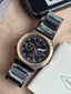 Fossil Evanston His & Her Black Stainless Steel Multifunction Couple Watch Set – BQ2645SET