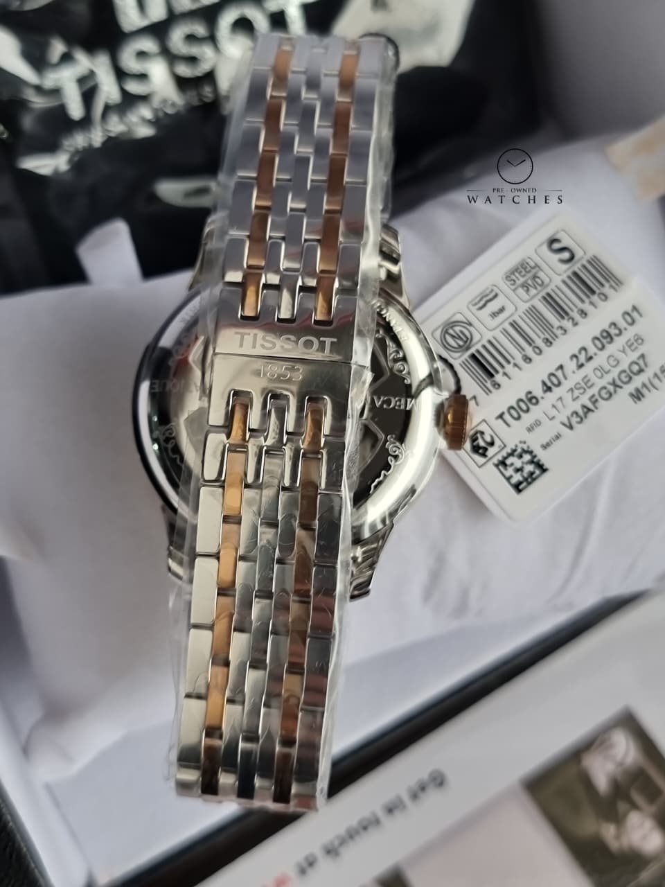 Tissot Le Locle Powermatic 80 Green Dial Two-Tone Automatic Men's Watch 39.3mm – T006.407.22.093.01