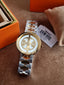 Tory Burch Reva Two-Tone Silver Gold Stainless Steel Women's Watch 36mm – TBW4027