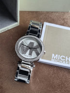 Michael Kors Pyper Silver Stainless Steel Silver Dial Quartz Women's Watch 39mm – MK6658