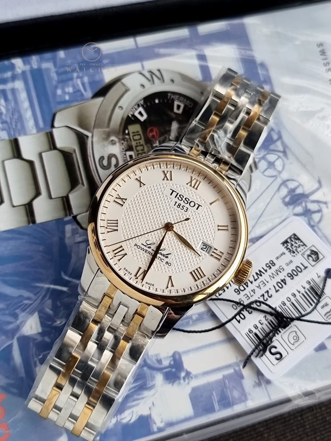 Tissot Le Locle Powermatic 80 Silver Dial Two-Tone Automatic Men's Watch 39.3mm – T006.407.22.033.01 Hover Image