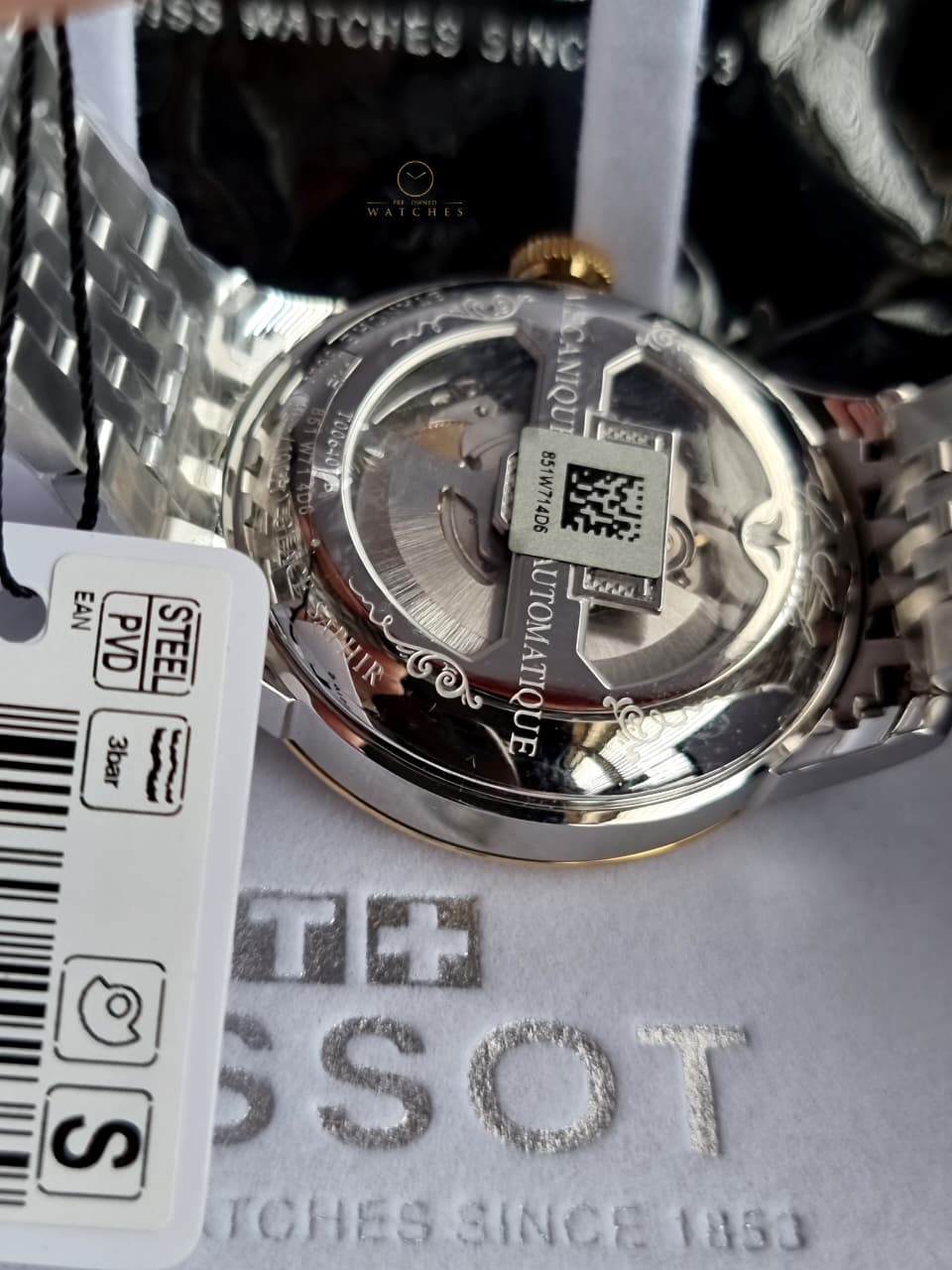Tissot Le Locle Powermatic 80 Silver Dial Two-Tone Automatic Men's Watch 39.3mm – T006.407.22.033.01