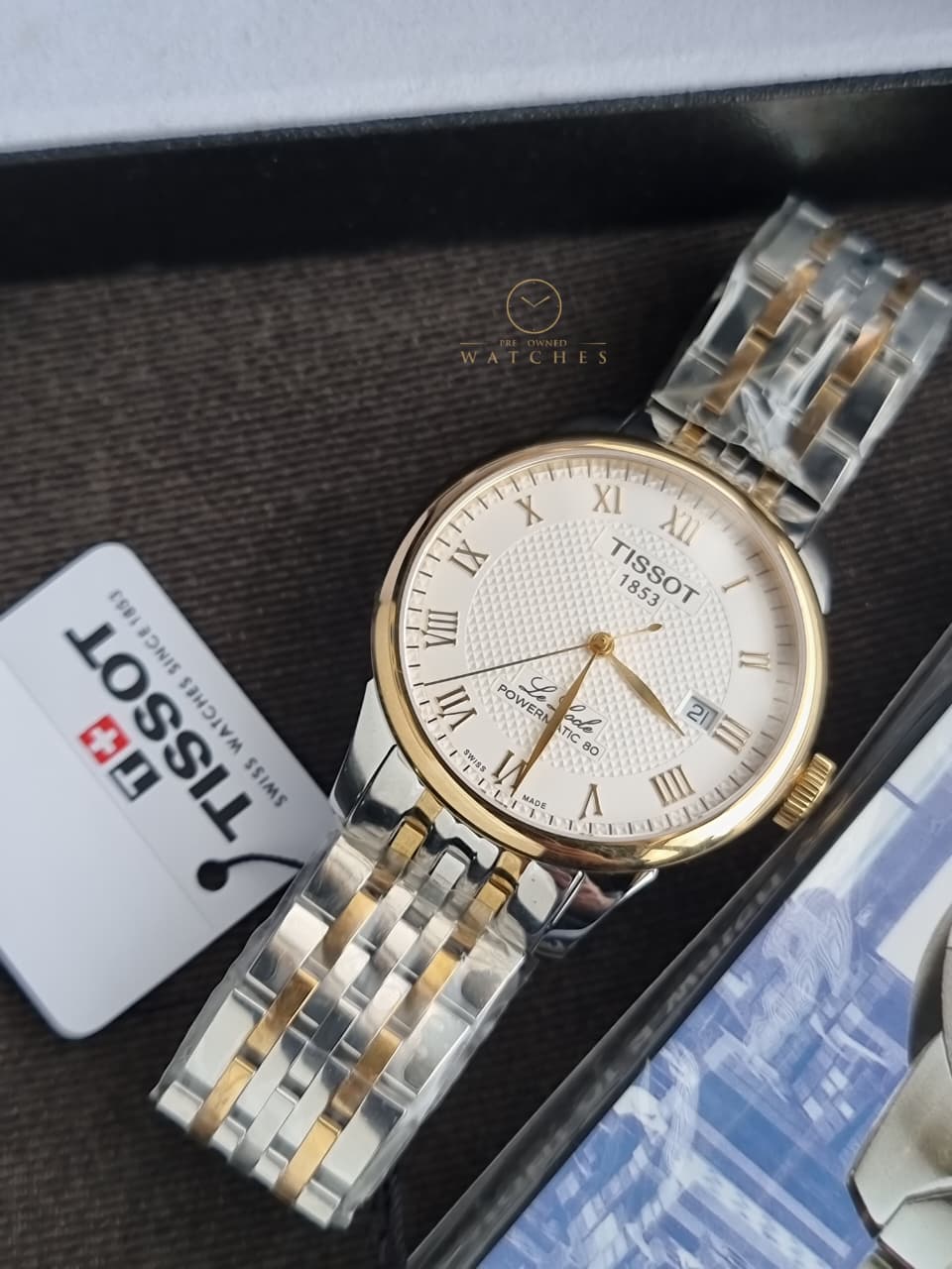 Tissot Le Locle Powermatic 80 Silver Dial Two-Tone Automatic Men's Watch 39.3mm – T006.407.22.033.01
