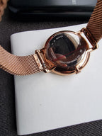 Fossil Jacqueline Gold-Tone Stainless Steel Gold Dial Quartz Women's Watch 36mm – ES5125