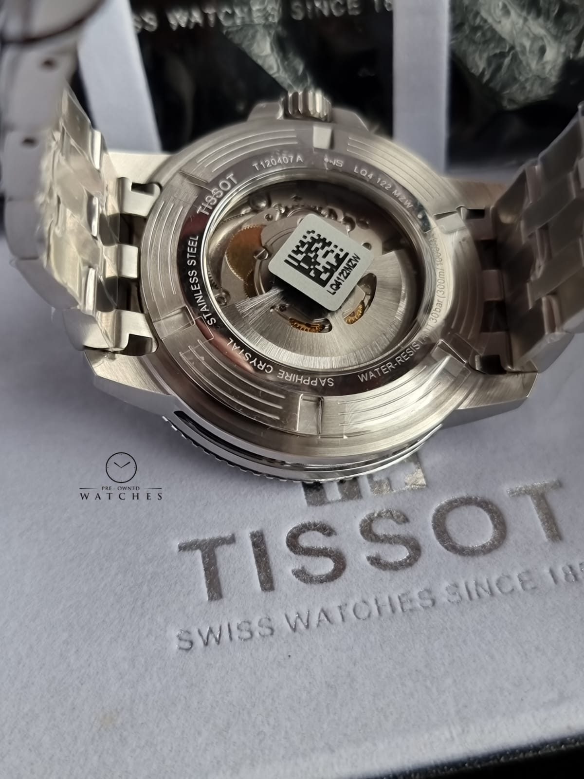 Tissot Seastar 1000 Automatic Black Dial Men's Watch T1204071105100 Item No. T120.407.11.051.00