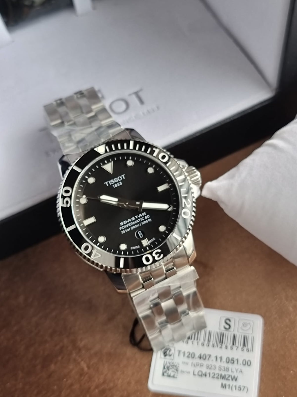 Tissot Seastar 1000 Automatic Black Dial Men's Watch T1204071105100 Item No. T120.407.11.051.00