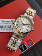 Tissot Ballade Silver Dial Two-Tone Automatic Men's Watch 39mm – T156.408.22.033.00