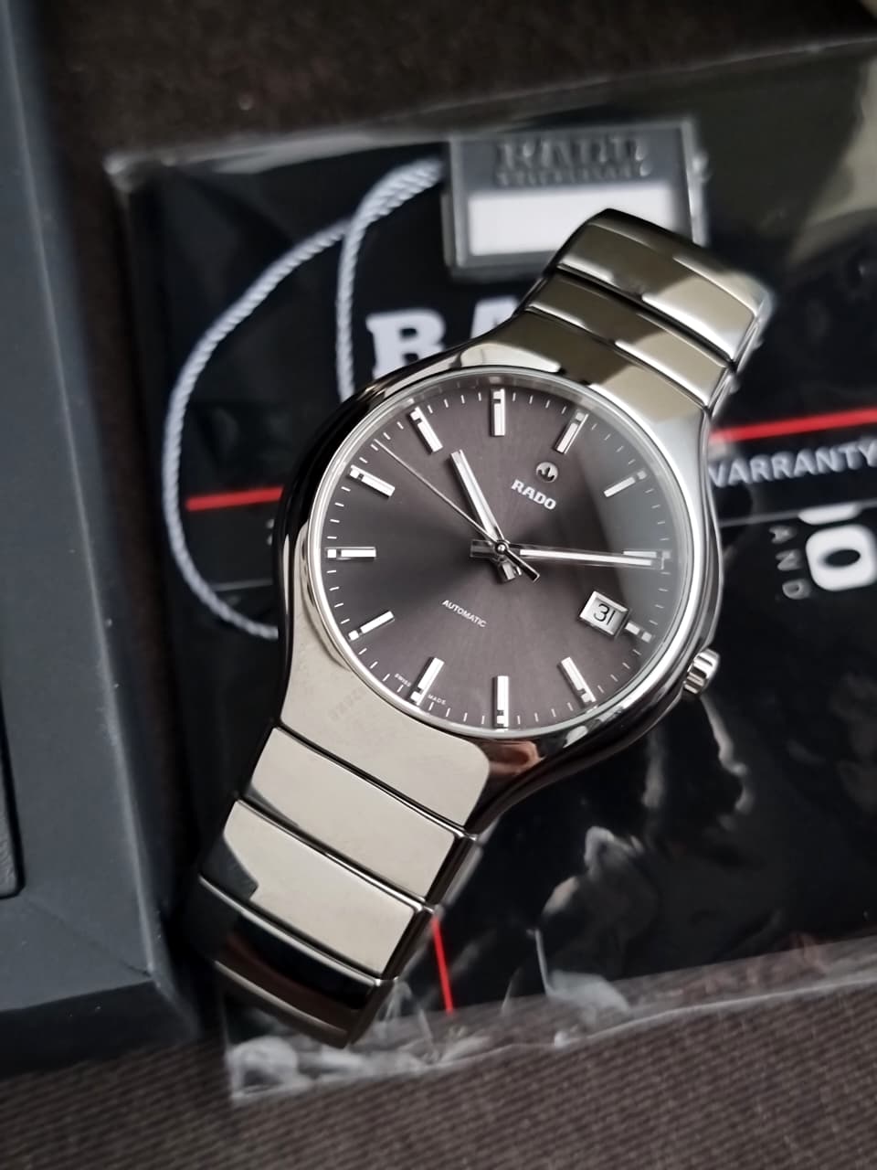Rado True Open Heart Black Dial Swiss Automatic Men's Watch 40mm – R27351112