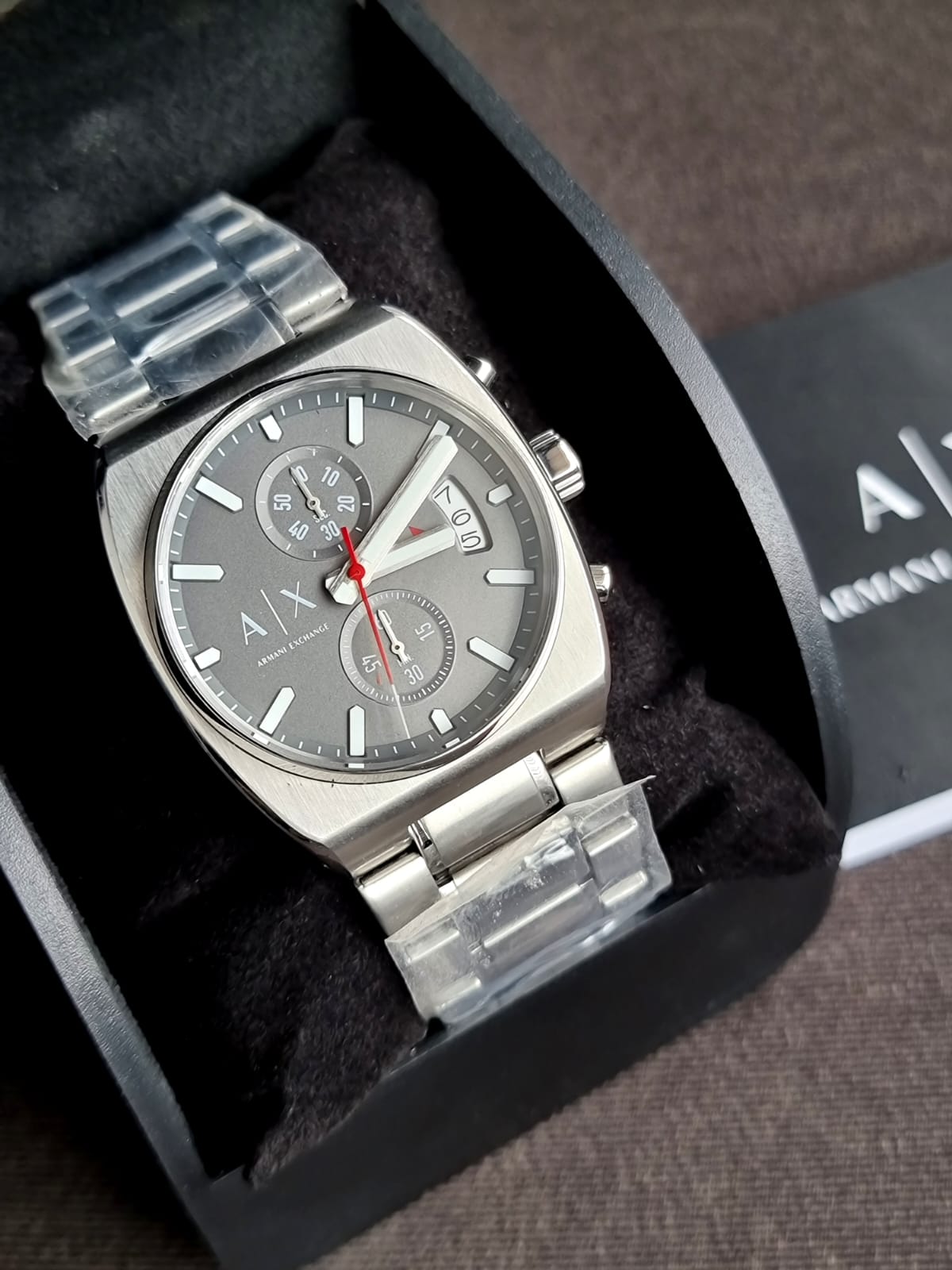 Armani Exchange Oliver Chronograph Quartz Grey Dial Men's Watch AX2820