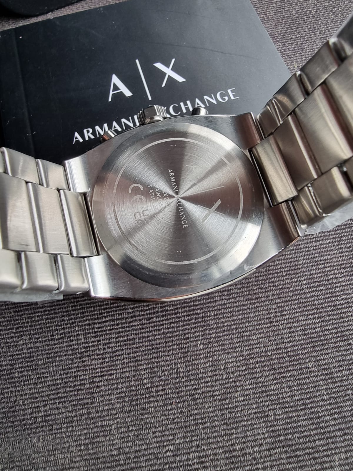 Armani Exchange Oliver Chronograph Quartz Grey Dial Men's Watch AX2820