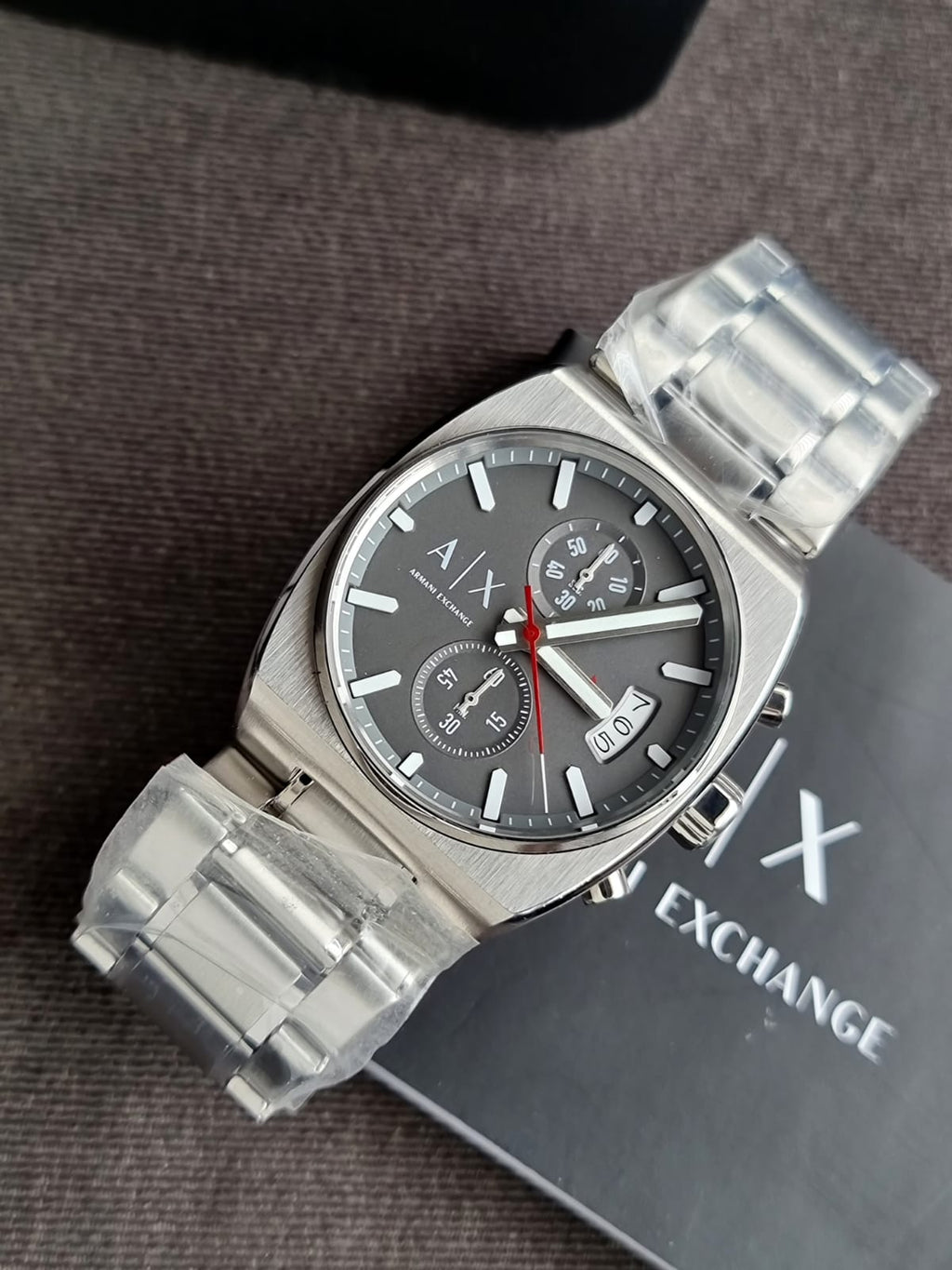Armani Exchange Oliver Chronograph Quartz Grey Dial Men's Watch AX2820