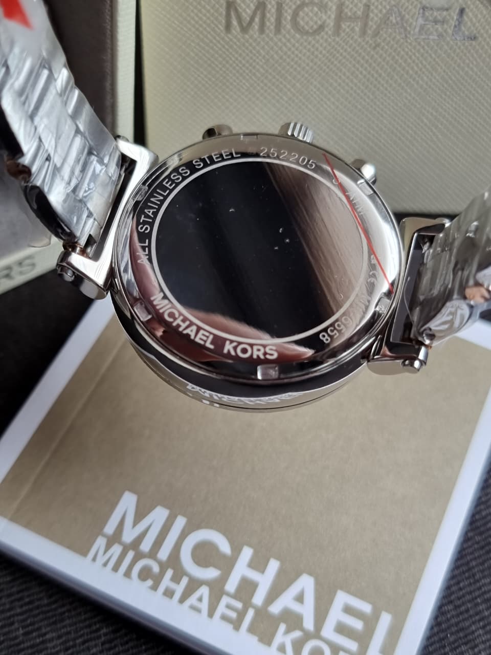 MICHAEL KORS Sofie Chronograph Crystal Silver Dial Ladies Watch MK6558