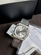 Gucci G-Flat Silver Dial Stainless Steel Swiss Quartz Unisex Watch 30mm – YA166504