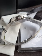 Gucci Interlocking Green Dial Chronograph Stainless Steel Swiss Quartz Men's Watch 41mm – YA142318