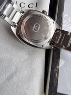 Gucci Interlocking 29mm Silver Stainless Steel Silver Diamond Dial Swiss Quartz Women's Watch – YA142510