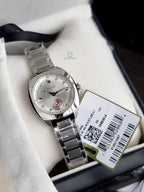 Gucci Interlocking 29mm Silver Stainless Steel Silver Diamond Dial Swiss Quartz Women's Watch – YA142510