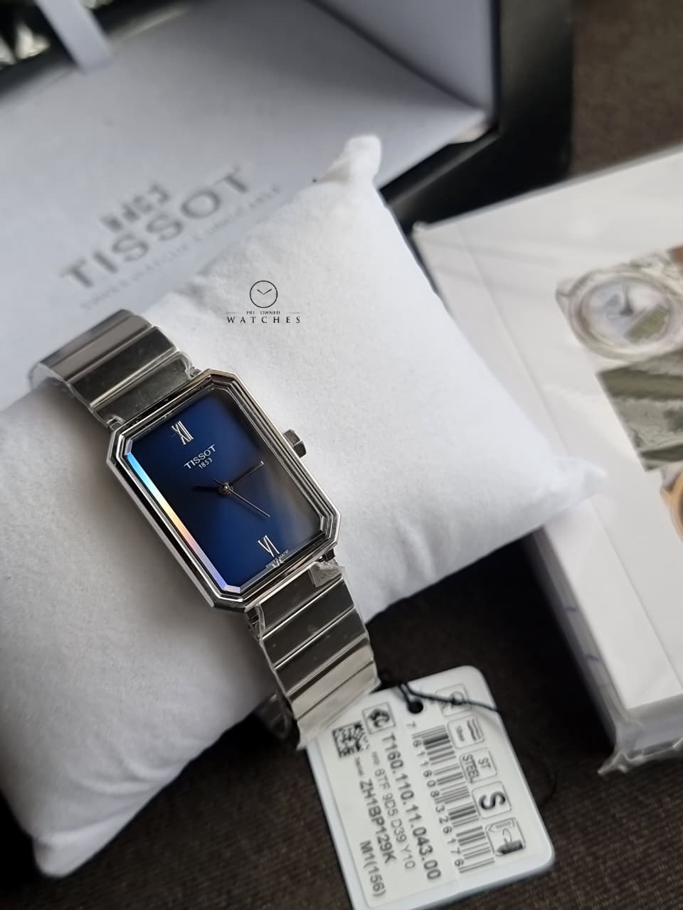 Tissot SRV 30mm Blue Dial Silver Stainless Steel Swiss Quartz Women's Watch – T160.110.11.043.00