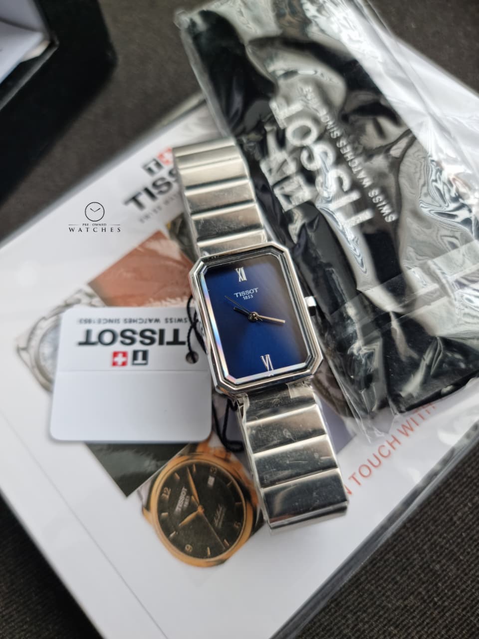 Tissot SRV 30mm Blue Dial Silver Stainless Steel Swiss Quartz Women's Watch – T160.110.11.043.00