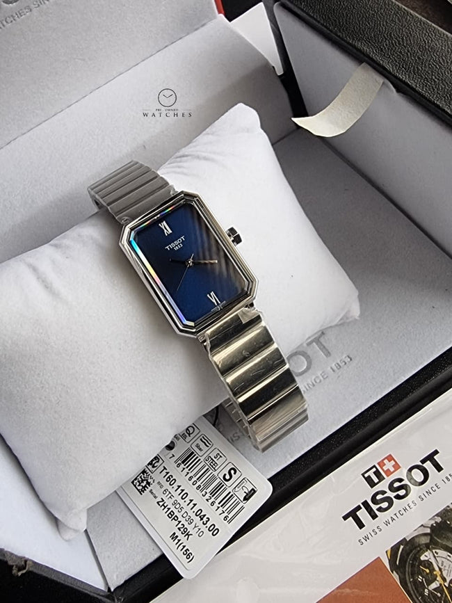 Tissot SRV 30mm Blue Dial Silver Stainless Steel Swiss Quartz Women's Watch – T160.110.11.043.00 Main Image