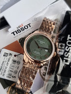 Tissot Le Locle 39.3mm Green Dial Rose Gold PVD Stainless Steel Swiss Automatic Men's Watch – T006.407.33.093.00
