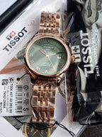 Tissot Le Locle 39.3mm Green Dial Rose Gold PVD Stainless Steel Swiss Automatic Men's Watch – T006.407.33.093.00