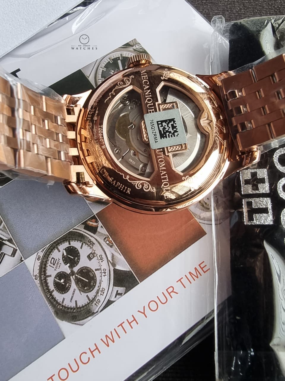 Tissot Le Locle 39.3mm Green Dial Rose Gold PVD Stainless Steel Swiss Automatic Men's Watch – T006.407.33.093.00
