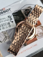 Tissot Le Locle 39.3mm Green Dial Rose Gold PVD Stainless Steel Swiss Automatic Men's Watch – T006.407.33.093.00