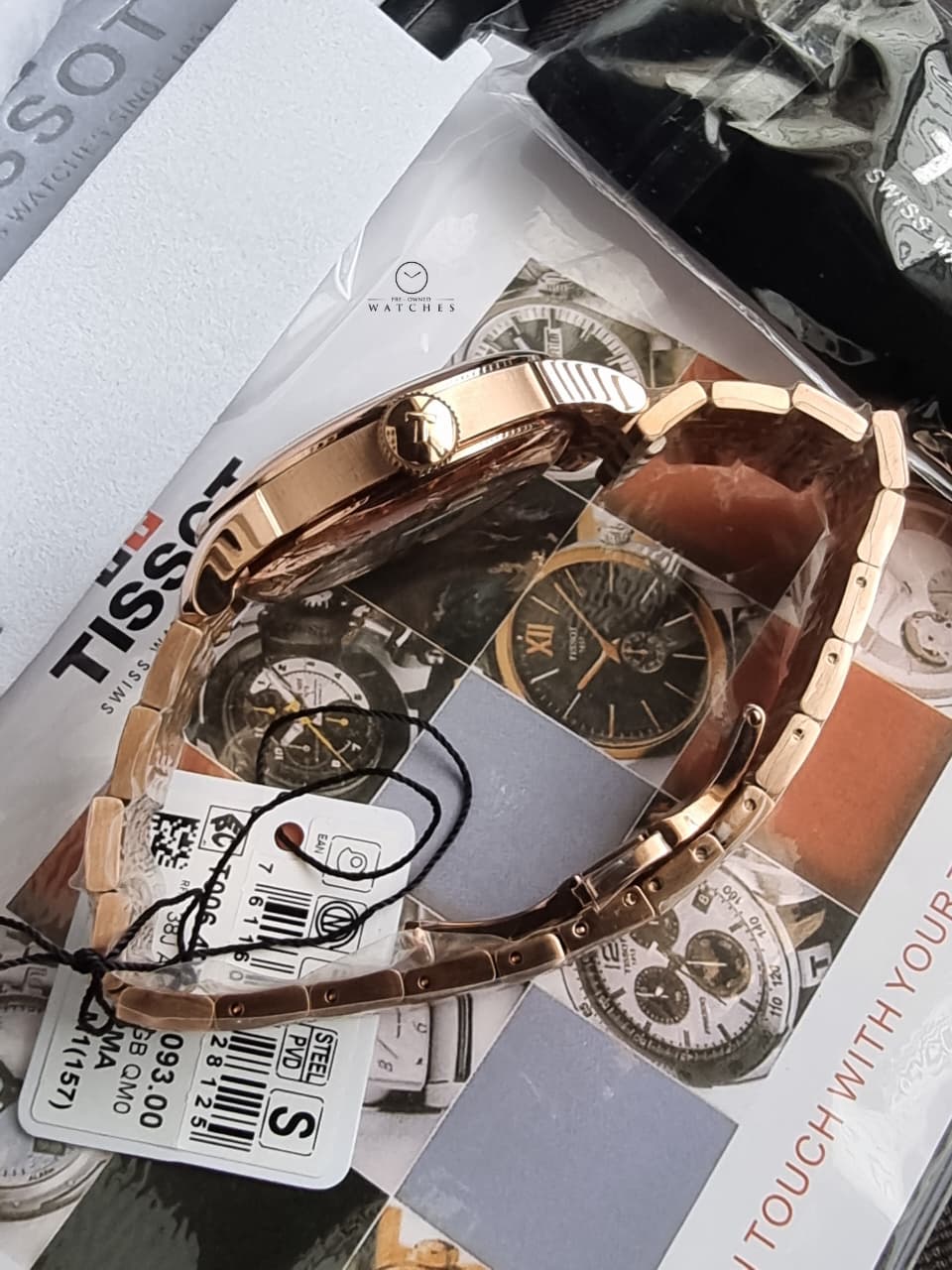 Tissot Le Locle 39.3mm Green Dial Rose Gold PVD Stainless Steel Swiss Automatic Men's Watch – T006.407.33.093.00