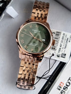 Tissot Le Locle 39.3mm Green Dial Rose Gold PVD Stainless Steel Swiss Automatic Men's Watch – T006.407.33.093.00