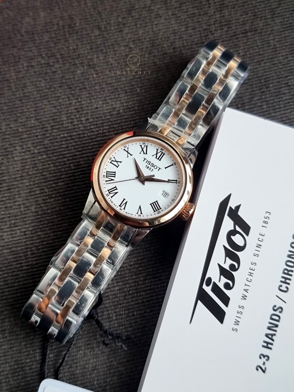 Tissot Classic Dream 28mm Silver Dial Two-Tone Stainless Steel Swiss Quartz Women's Watch – T129.210.22.013.00