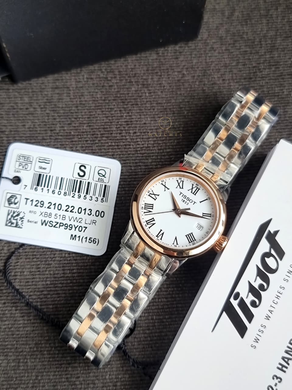 Tissot Classic Dream 28mm Silver Dial Two-Tone Stainless Steel Swiss Quartz Women's Watch – T129.210.22.013.00