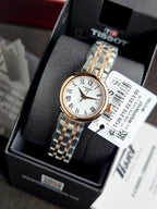 Tissot Classic Dream 28mm Silver Dial Two-Tone Stainless Steel Swiss Quartz Women's Watch – T129.210.22.013.00