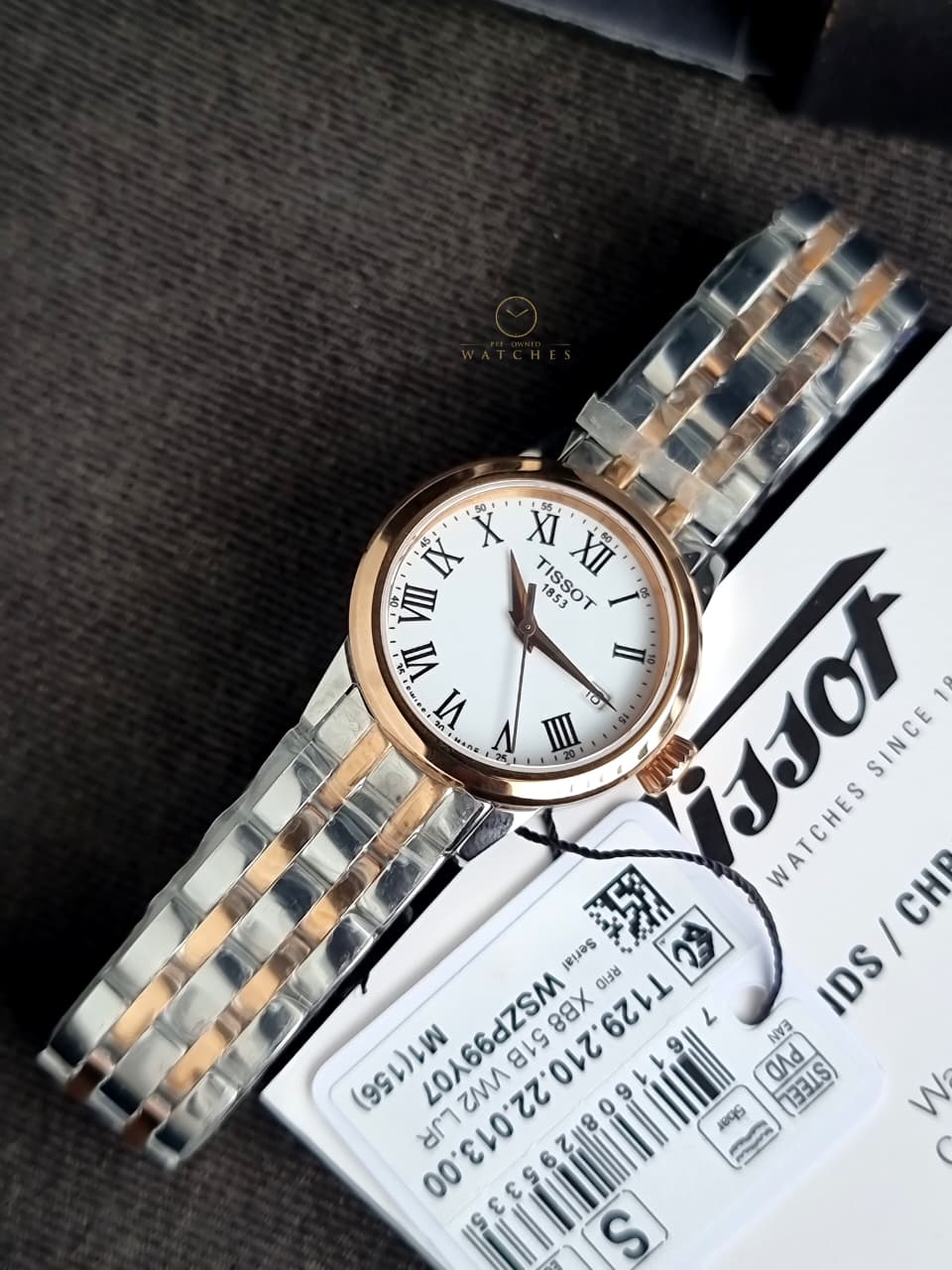 Tissot Classic Dream 28mm Silver Dial Two-Tone Stainless Steel Swiss Quartz Women's Watch – T129.210.22.013.00