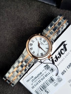 Tissot Classic Dream 28mm Silver Dial Two-Tone Stainless Steel Swiss Quartz Women's Watch – T129.210.22.013.00