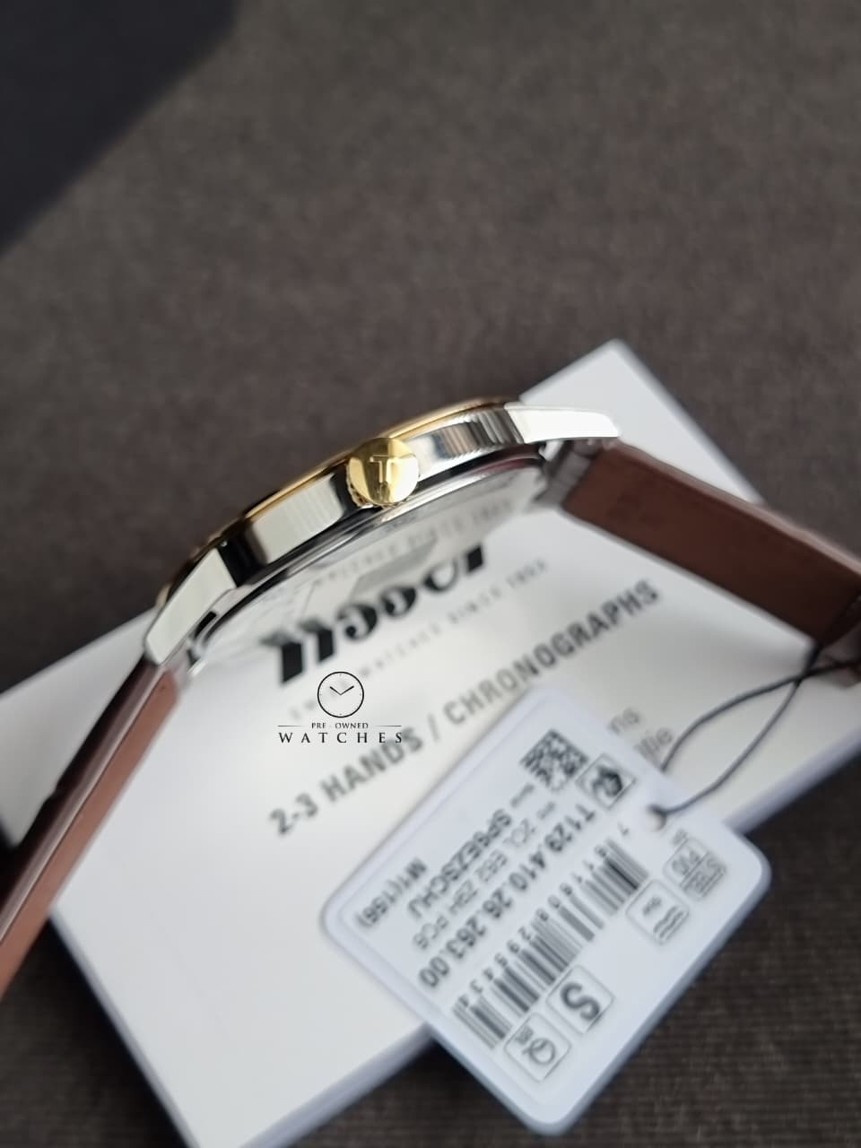 Tissot T-Classic 42mm Brown Dial Brown Leather Strap Swiss Quartz Men's Watch – T129.410.26.263.00