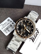 Tissot Supersport Chronograph 45.5mm Black Dial Two-Tone Stainless Steel Swiss Quartz Men's Watch – T125.617.21.051.00