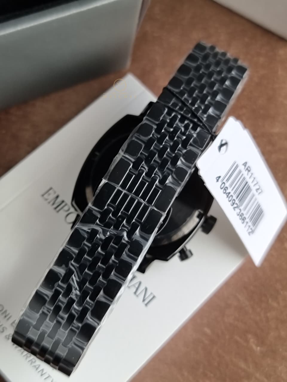 Emporio Armani Carlo 40mm Black Dial Black Stainless Steel Chronograph Men's Watch – AR11727