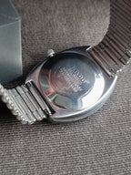 Rado DiaStar Black Dial Silver Stainless Steel Quartz Watch for Men 36mm – Swiss Made