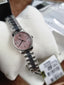 Gucci G-Timeless Pink Mother of Pearl Dial Diamond Silver Stainless Steel Swiss Quartz Watch for Ladies 29mm – YA1265062