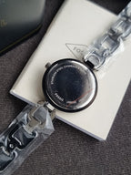Fossil Kerrigan Gray Sunray Dial Two-Tone Gunmetal & Rose Gold Stainless Steel Quartz Watch for Ladies 32mm – BQ3947